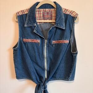 Vintage 90s denim tank top